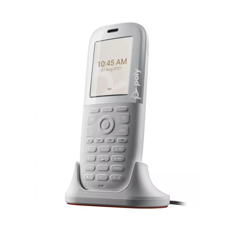 HP Poly Rove 40 microtelefono DECT, bianco, TFT, ENERGY STAR, 300 h, 18 h, -10 - 55 °C