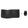 Set tastiera e mouse wireless HP 685 Comfort — tastiera ergonomica full-size, RF Wireless + Bluetooth, nero, con mouse