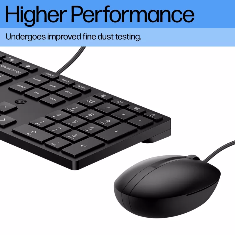 HP Wired Desktop 320MK mouse e tastiera