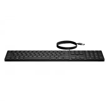 HP Wired Desktop 320K tastiera full-size USB a membrana nero