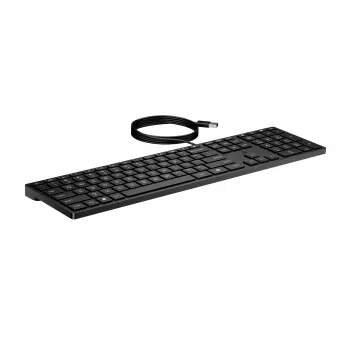 HP Wired Desktop 320K tastiera full-size USB a membrana nero