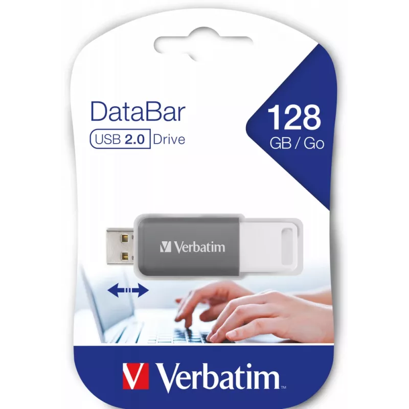 Verbatim V DataBar chiavetta USB 128 GB USB Type-A 2.0 grigio