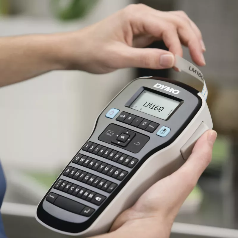 DYMO LabelManager ™ 160 QWERTZ, QWERTZ, D1, trasferimento termico, 180 x 180 DPI, 12 mm/s, nero, argento
