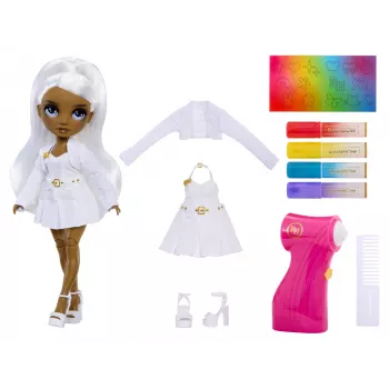 Rainbow High Air Brush & Create bambole fashion - occhi grigi, bambola fashion, femmina, 4 anni, bambino/bambina, multicolore