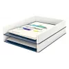 Leitz vaschetta portadocumenti WOW Dual Colour, plastica, metallizzato, bianco, A4, 267 mm, 336 mm, 49 mm