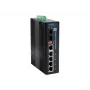LevelOne switch industriale Gigabit 6 porte, 1 x SFP, 1 x SFP/RJ45 combo, da -40°C a 75°C, guida DIN