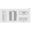 LevelOne switch industriale Gigabit 6 porte, 1 x SFP, 1 x SFP/RJ45 combo, da -40°C a 75°C, guida DIN