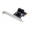 Conceptronic EMRICK adattatore PCIe 4 porte SATA con cavi SATA