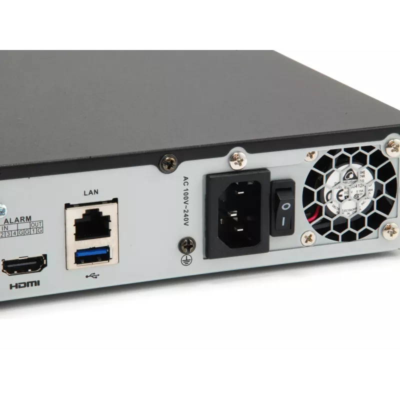 LevelOne GEMINI videoregistratore di rete PoE 8 canali, 8 uscite PoE, H.265
