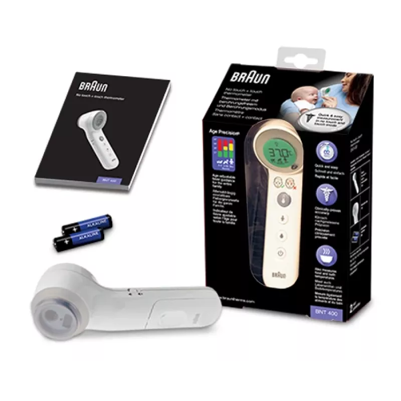 Braun BNT400 termometro a distanza bianco fronte