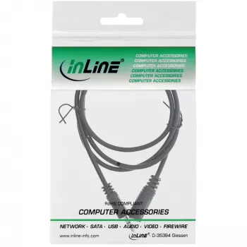 InLine cavo audio 3,5 mm stereo connettore maschio/femmina 1 m