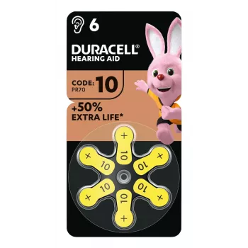 Pila a bottone zinco-aria Duracell 1,45 V modello 397888 (tipo 10)