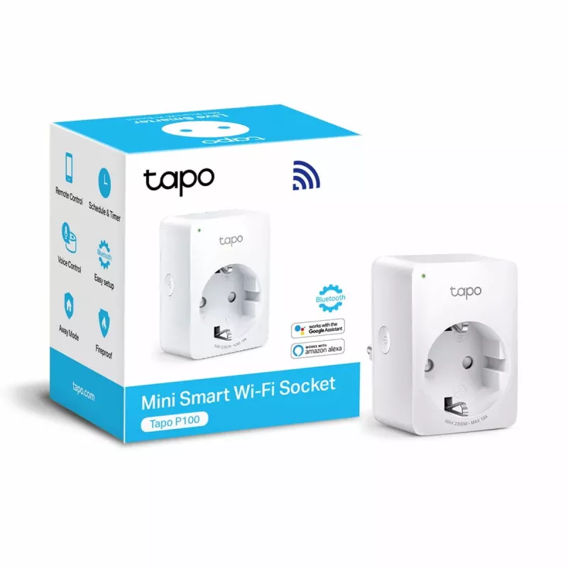 TP-LINK Tapo P100 presa intelligente bianca 2300 W