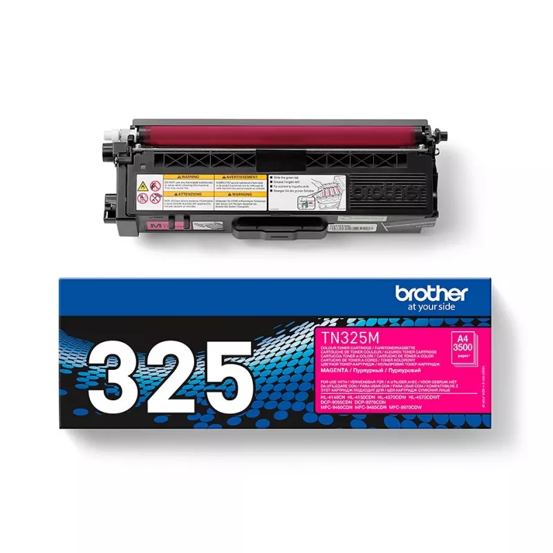 Brother TN-325M cartuccia toner, magenta, 3500 pagine