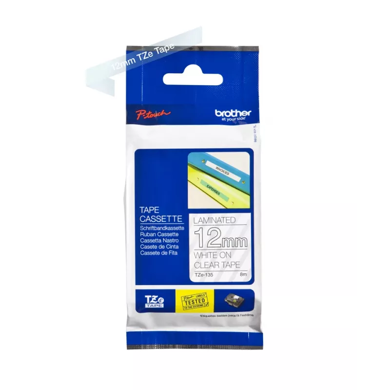 Nastro per laminazione 12 mm Brother TZe135