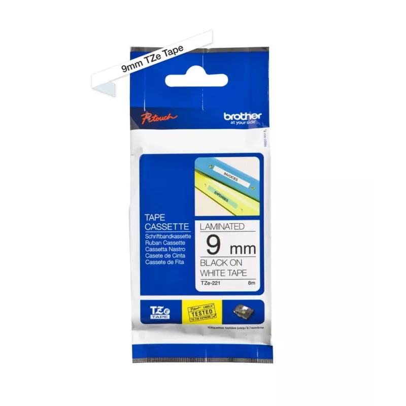 Nastro per etichettatura Brother TZE-221
