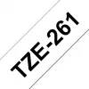 Brother TZe261 - nastro laminato - nero su bianco - rotolo (3,6 cm) - 1 rotolo (TZE261)