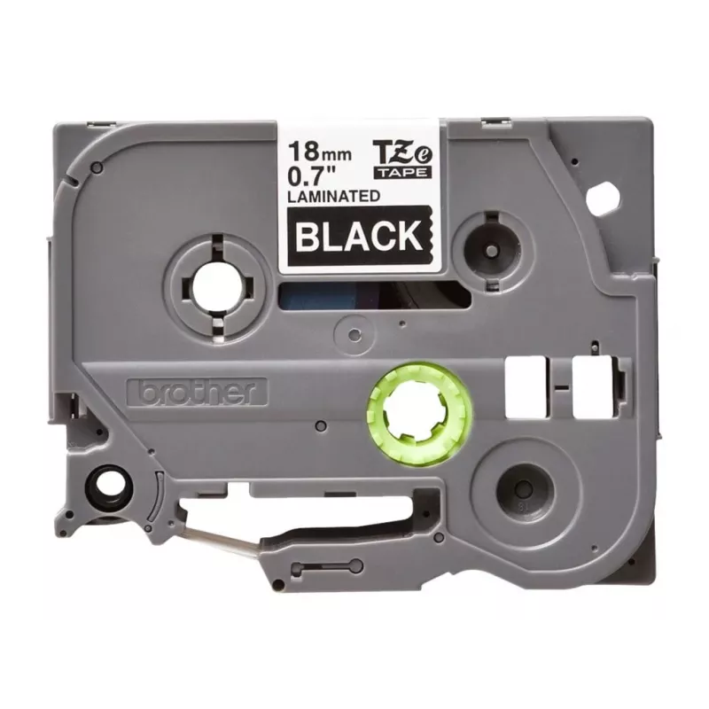 Nastro per laminazione Brother TZe345 18mm bianco su nero