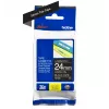 Nastro per etichette Brother TZe355 24mm bianco su nero