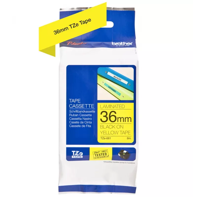 Nastro per etichettatura TZ Brother TZE-661