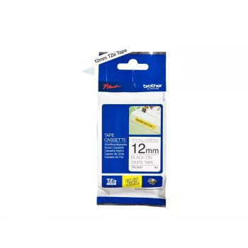 Nastro adesivo Brother TZeS231 nero su bianco 1,2 cm 8 m