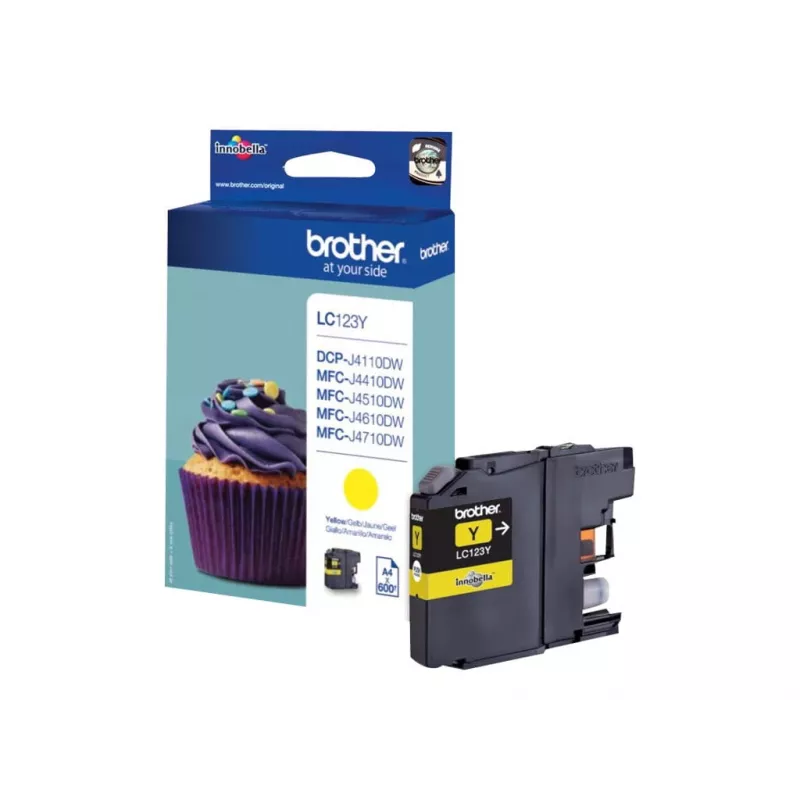 Cartuccia d'inchiostro Brother LC123Y giallo