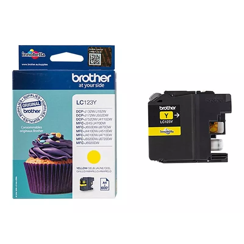 Cartuccia d'inchiostro Brother LC123Y giallo