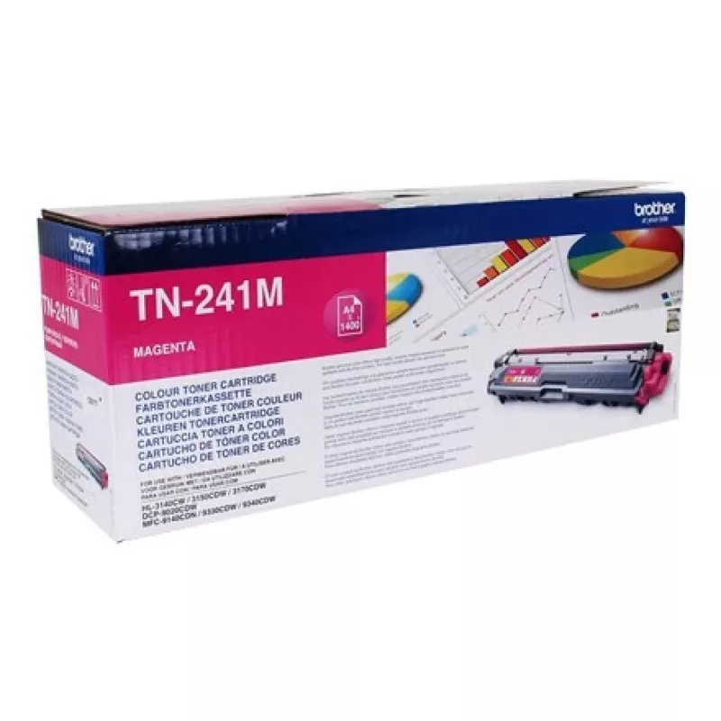 Brother TN-241M cartuccia toner, magenta, 1400 pagine