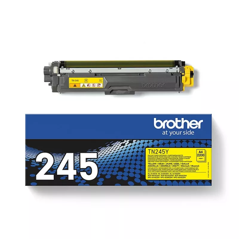 Brother TN-245Y cartuccia toner, giallo, 2200 pagine