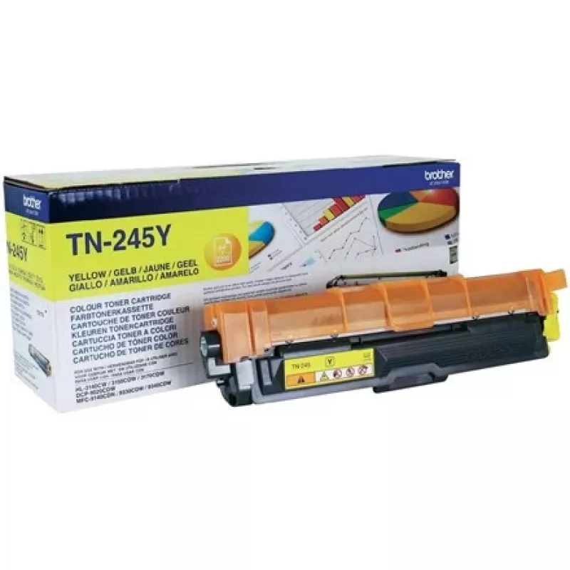 Brother TN-245Y cartuccia toner, giallo, 2200 pagine