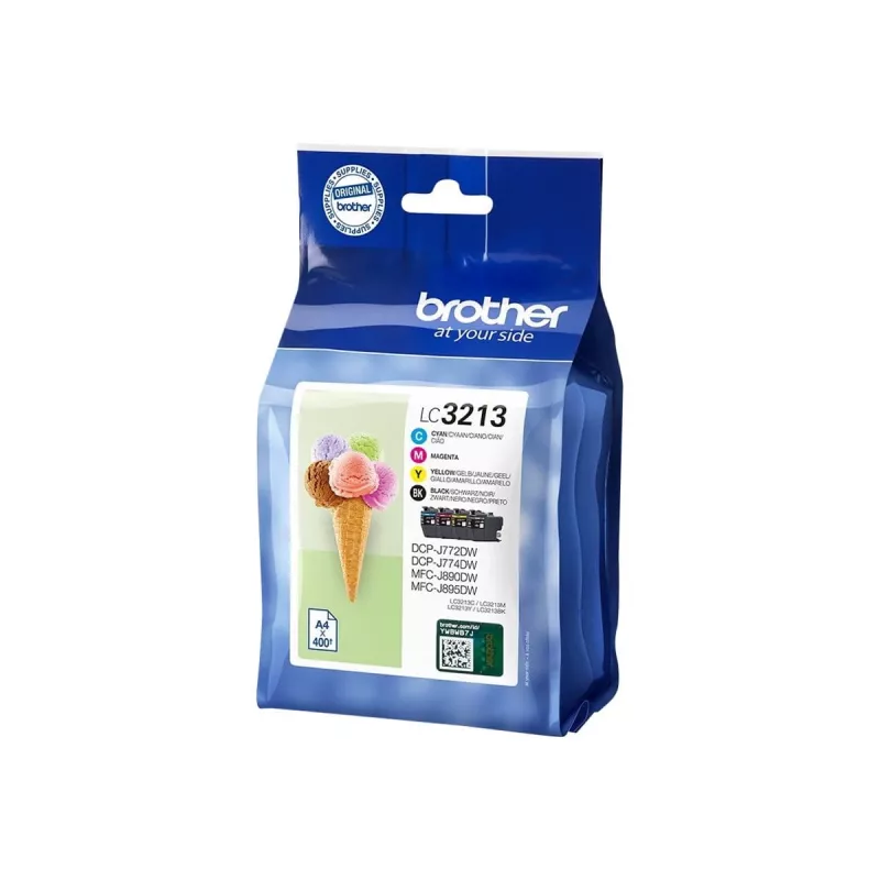 Set cartucce Brother LC3213VALDR nero ciano magenta giallo