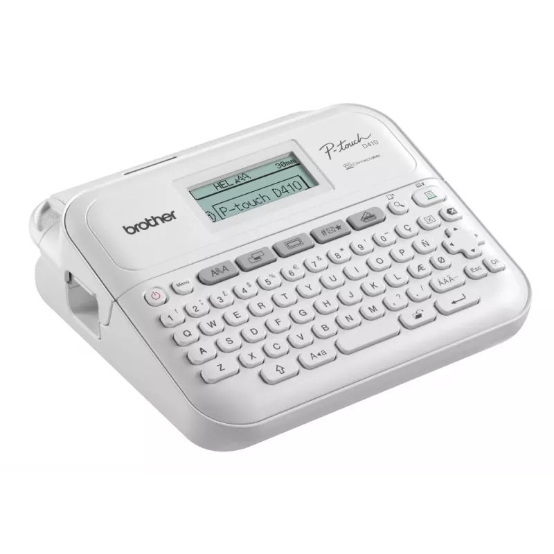 Etichettatrice Brother PT-D410 portatile mono termica, bianco, nastro fino a 12 mm