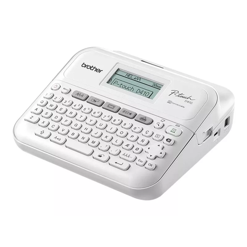 Etichettatrice Brother PT-D410 portatile mono termica, bianco, nastro fino a 12 mm