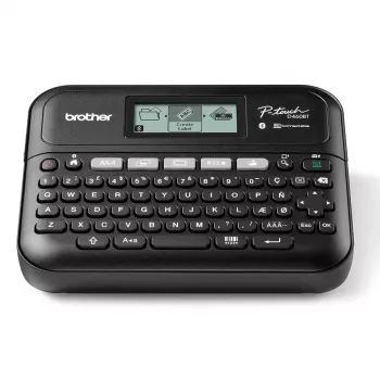 Etichettatrice Brother PT-D460BTVP trasferimento termico 180×180 dpi 30 mm/s con filo & Bluetooth QWERTY nastro TZe