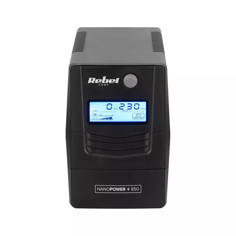 Rebel Nanopower Plus 850 UPS | Off-line | Sinusoidale | 850VA | 480W | LCD | USB