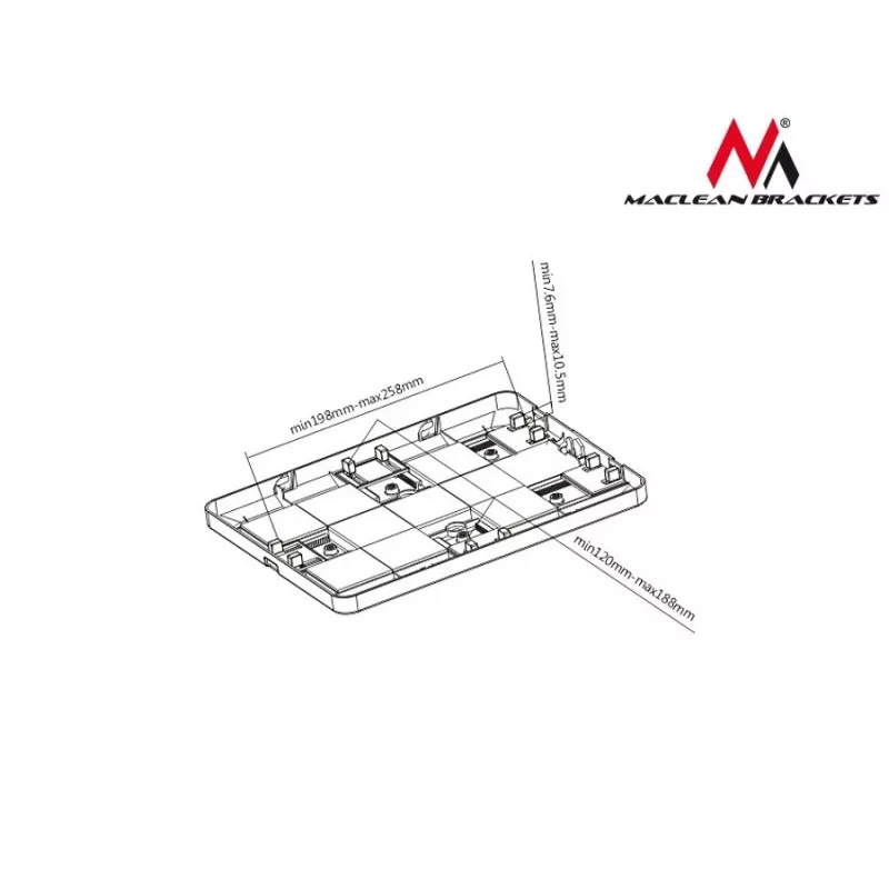 Supporto passivo Maclean MC-645