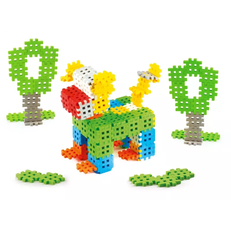 Marioinex Mini Waffle 140 set di costruzioni — 140 pezzi, multicolore, per bambini dai 3 anni