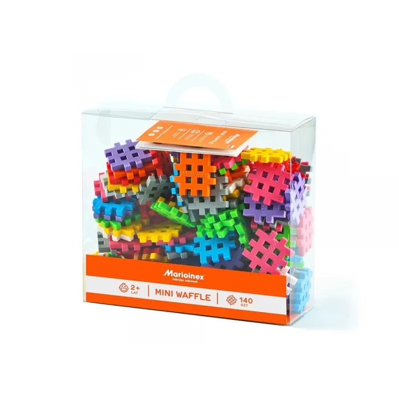 Marioinex Mini Waffle 140 set di costruzioni — 140 pezzi, multicolore, per bambini dai 3 anni