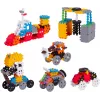 Mattoncini Marioinex Mini Waffle Constructor 300 — set di costruzioni a incastro compatibile, 300 pezzi, multicolore