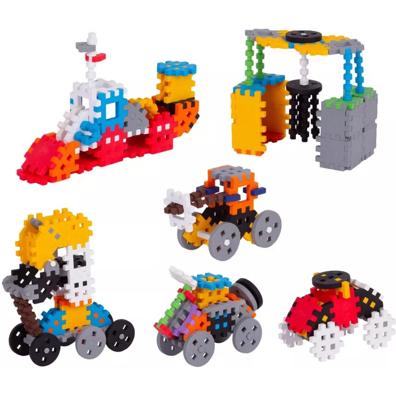 Mattoncini Marioinex Mini Waffle Constructor 300 — set di costruzioni a incastro compatibile, 300 pezzi, multicolore