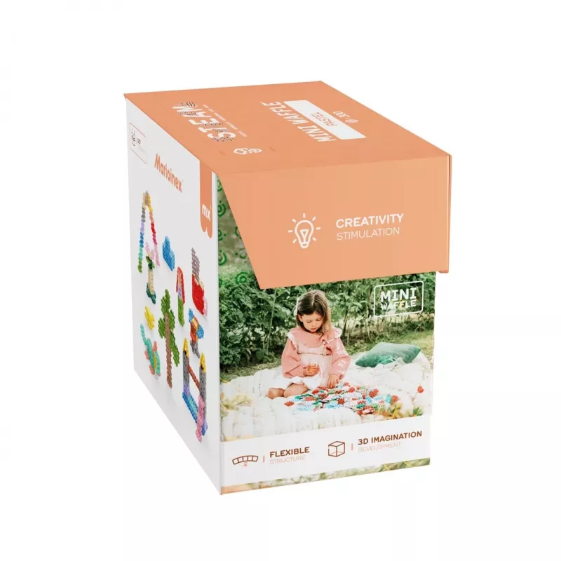 Mattoncini Marioinex Mini Waffle, pastello, 300 pezzi
