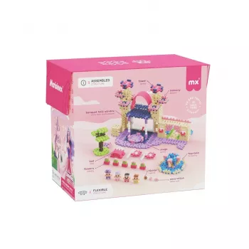 Set di costruzioni Marioinex Waffle Mini Blocks Princess — 280 pezzi, multicolore, box, età 6+