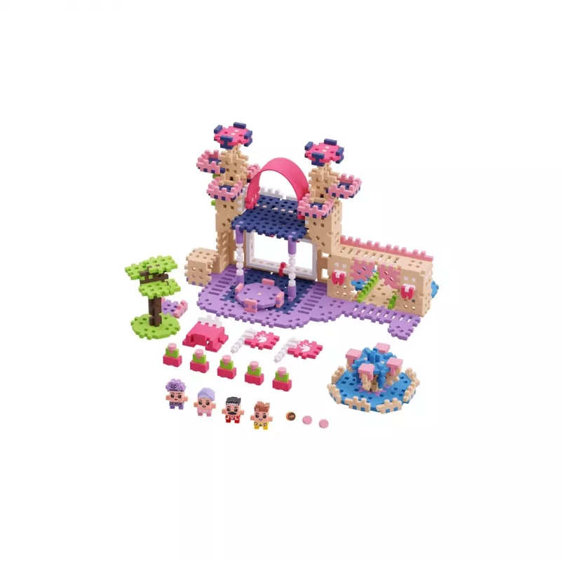 Set di costruzioni Marioinex Waffle Mini Blocks Princess — 280 pezzi, multicolore, box, età 6+