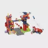 Set di costruzioni Marioinex Waffle Blocks caserma dei vigili del fuoco 280 pezzi, modello 906279