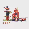 Set di costruzioni Marioinex Waffle Blocks caserma dei vigili del fuoco 280 pezzi, modello 906279