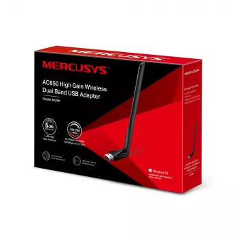 Adattatore USB Mercusys AC650 High Gain Wireless Dual Band