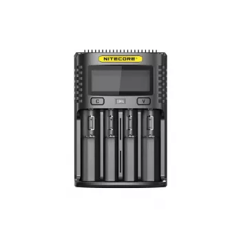 Nitecore UM4 caricabatterie batterie domestiche DC litio-ferro-fosfato litio-ione nichel-cadmio