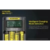 Nitecore UM4 caricabatterie batterie domestiche DC litio-ferro-fosfato litio-ione nichel-cadmio