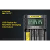 Nitecore UM4 caricabatterie batterie domestiche DC litio-ferro-fosfato litio-ione nichel-cadmio