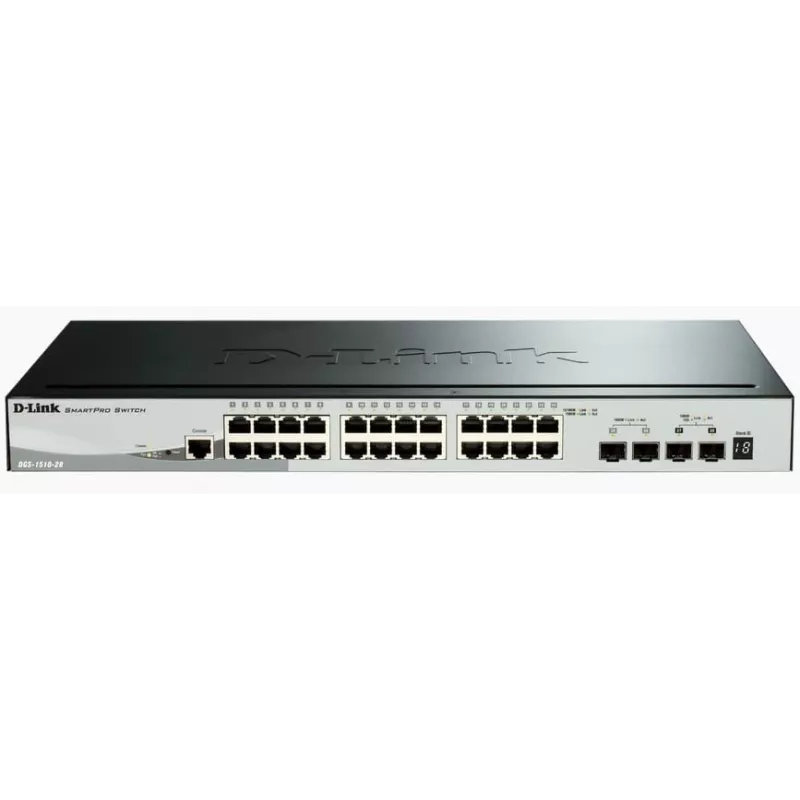 D-Link DGS-1510 Managed L3 Gigabit Ethernet (10/100/1000) nero
